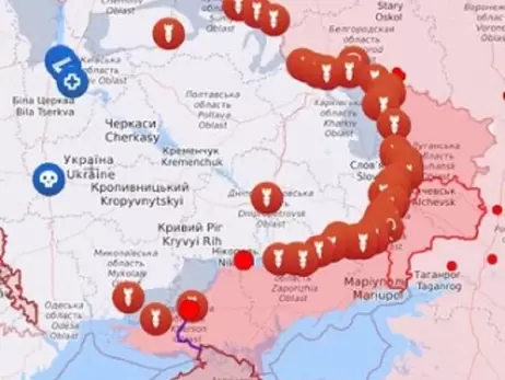Мапа бойових дій в Україні: 10.05.2024